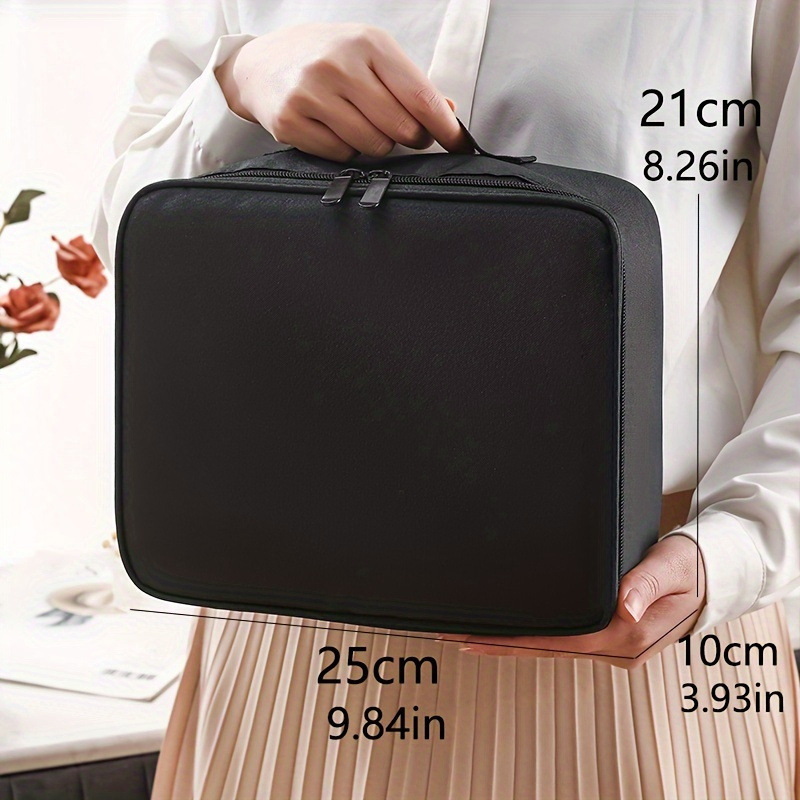 Make-up un kosmētikas organizators, lielas ietilpības, neilona ārējā virsma ar poliestera oderi, brīvā laika ceļošanas stils, unisex