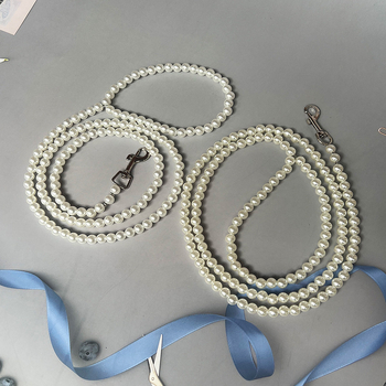 Zibo Λουρί κατοικίδιου, διακοσμητικά τεχνητά μαργαριτάρια, μη επεκτειόμενο, 10 τεμάχια σε συσκευασία