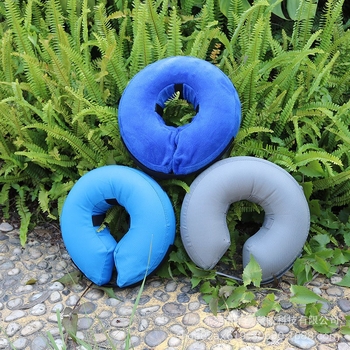 Φουσκωτή κολάρα σκύλου από PVC με βελούδινο εσωτερικό, μαλακή κολάρα Ελισάβετ κατά το γλείψιμο, Μάρκα Lx