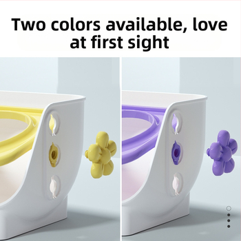 Πλαστικό μπολ για γάτες με 15° κεκλιμένη βάση, αυτόματη αποθήκευση νερού, διαχωριζόμενο διπλό μπολ