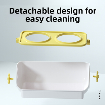 Πλαστικό μπολ για γάτες με 15° κεκλιμένη βάση, αυτόματη αποθήκευση νερού, διαχωριζόμενο διπλό μπολ