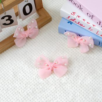 Clip de păr pentru animale de companie – funda cu perle din poliester, stil prințesă, PETCIRCLE, origine Shanghai