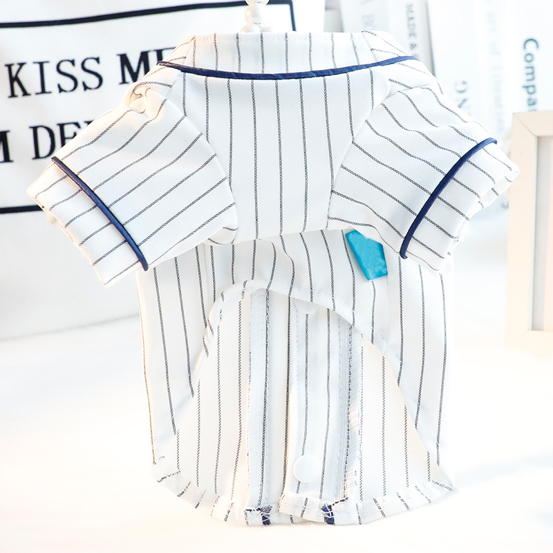 Tricou pentru animale de companie din bumbac, Accope, pentru câini mici, stil lejer