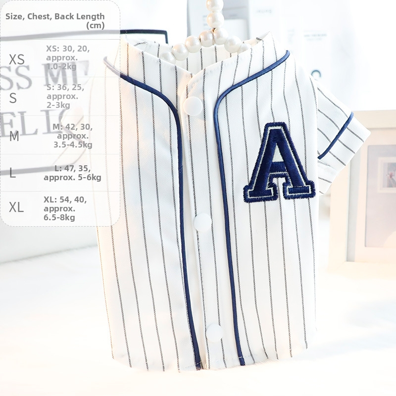 Tricou pentru animale de companie din bumbac, Accope, pentru câini mici, stil lejer