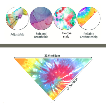 Τριγωνικός φουλάρι για κατοικίδια (προσαρμοσμένο μοτίβο, πολυεστέρα, πλεκτό ύφασμα, εκτύπωση)