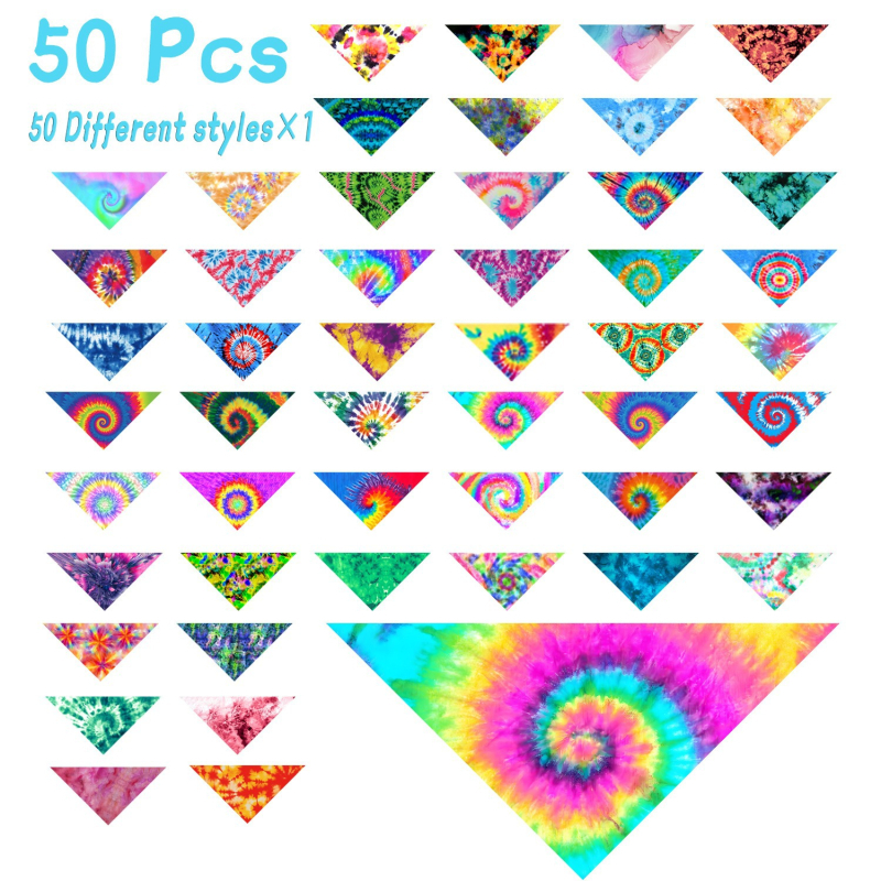 Τριγωνικός φουλάρι για κατοικίδια (προσαρμοσμένο μοτίβο, πολυεστέρα, πλεκτό ύφασμα, εκτύπωση)