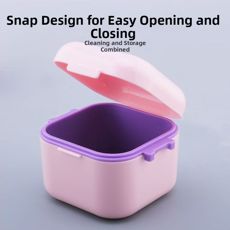 Plastová krabička na dezinfekciu a čistenie nástrojov na pilovanie nechtov s alkohollovým ponorením; čistý obsah 30