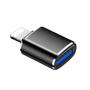 OTG USB 3.0 адаптер за iPhone 12/13/14 – чете USB флашка, поддържа микрофон, мишка и клавиатура