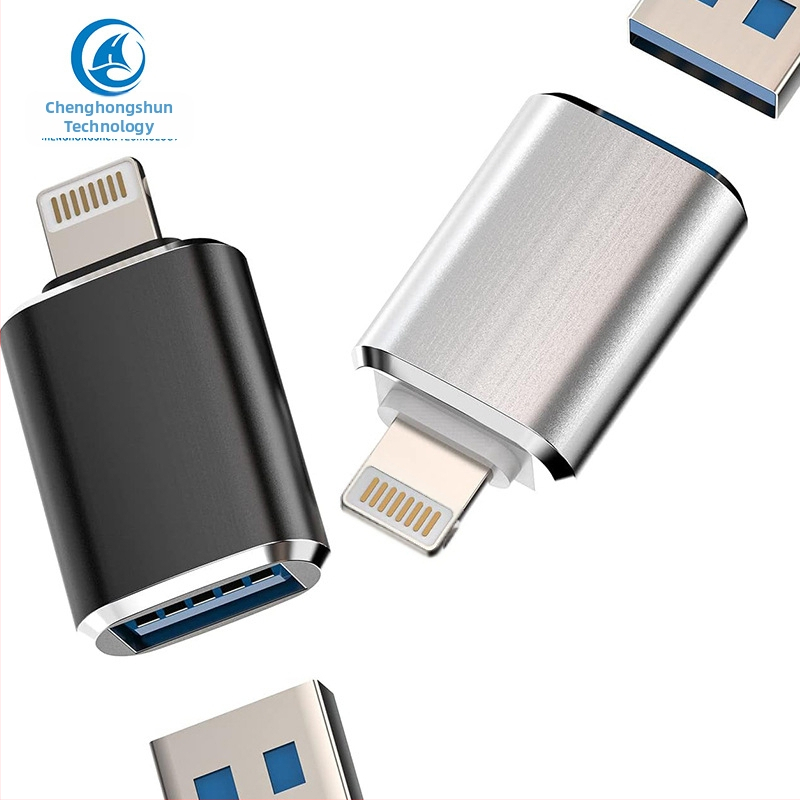 OTG USB 3.0 adapteris iPhone 12/13/14 – lasa USB disku, atbalsta mikrofonu, peli un tastatūru