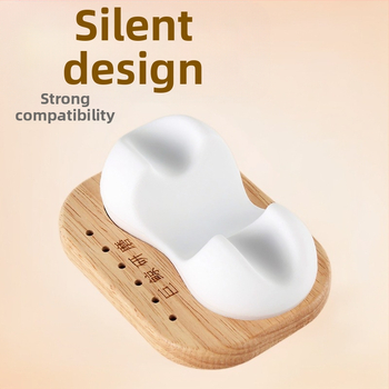 Nail art stovas su mediniu pagrindu ir silikono paviršiumi įrankių saugojimui — JJ