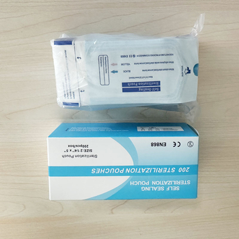 Αυτοσφραγιζόμενη σακούλα αποστείρωσης για οδοντιατρική χρήση, μιας χρήσης, αποστείρωση σε υψηλή θερμοκρασία