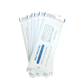 Αυτοσφραγιζόμενη σακούλα αποστείρωσης για οδοντιατρική χρήση, μιας χρήσης, αποστείρωση σε υψηλή θερμοκρασία