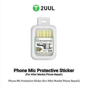 Αυτοκόλλητο προστασίας μικροφώνου κινητού, σκόνη και υγρά φραγμός, εύκολο στο σκίσιμο, για επισκευές • 2UUL • 4,5 g • Θερμοκρασιακά ανθεκτική κόλλα