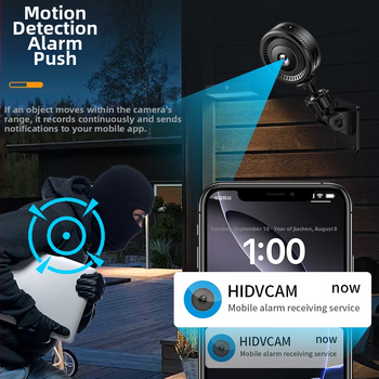 C8 bezvadu 1080p novērošanas kamera ar Wi‑Fi, TF karšu glabāšana, 2 stundu darbības laiks