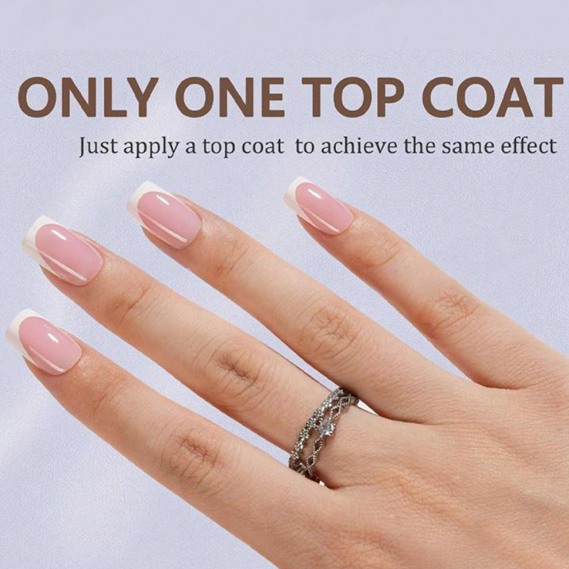 Unghii false – set 168 bucăți, formă pătrată scurtă, stil franțuzesc, imprimeuri leopard și stele, stickere detașabile pentru unghii