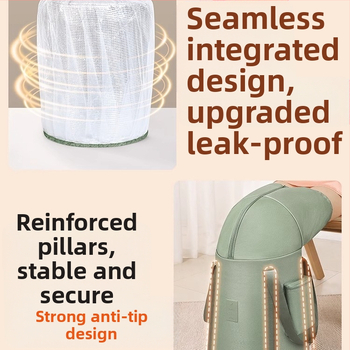 Φορητός κάδος ποδιών για μούλιασμα, υπέρ γόνατο, βαθύς, κεραμικός, αναδιπλούμενος, με διατήρηση θερμότητας