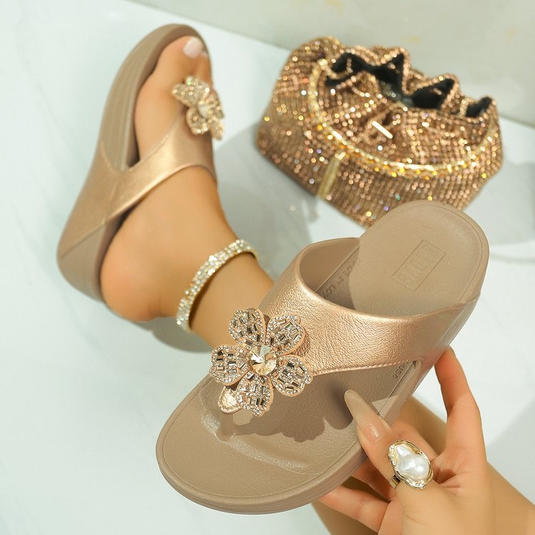 Sandale flip-flop pentru femei, cu design cu degetul despărțit, talpă din cauciuc, partea superioară și căptușeala din Super Fiber — Vara 2025