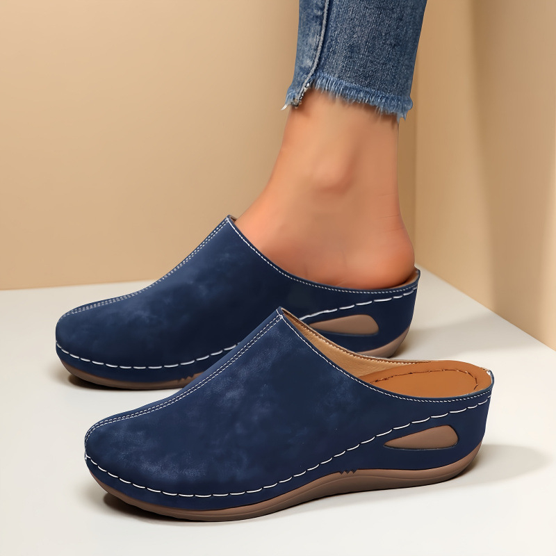 Pantofi dama Lolita, partea superioară din TPR, talpă PU, platformă, grosimea talpii peste 11 cm