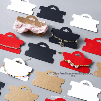 Carte de afișare pentru coliere și accesorii pentru cap – hârtie/carton, carte de afișaj din hârtie, ambalaj de vânzare/final, ambalaj pentru accesorii, Număr produs: Industrial Character Card Head