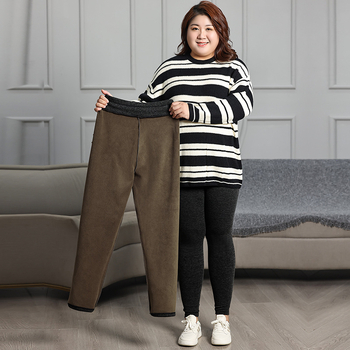 Γυναικεία κολάν με ψηλή μέση, επένδυση φλίς εσωτερικά, ζεστά και παχιά, στενή γραμμή