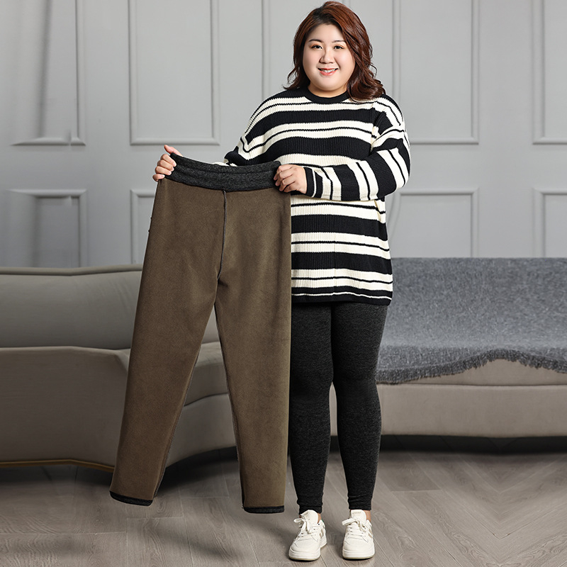 Γυναικεία κολάν με ψηλή μέση, επένδυση φλίς εσωτερικά, ζεστά και παχιά, στενή γραμμή