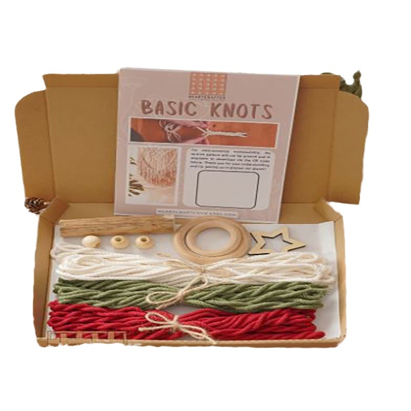 Cadru decorativ handmade pentru Crăciun (Materiale: poliester, fibră nețesută; Stil: Altul; Crăciun)