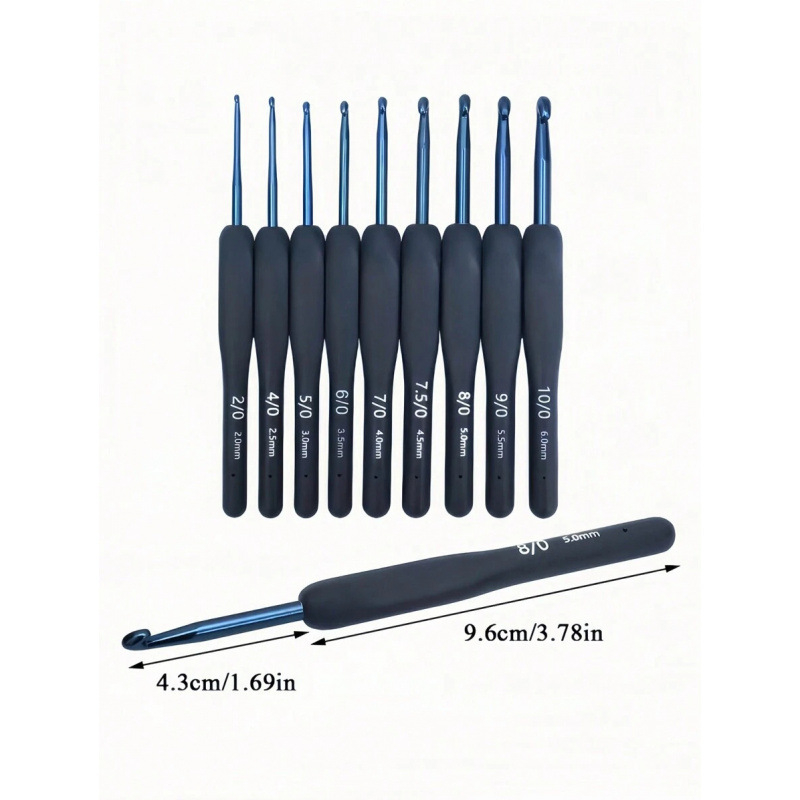 Set croșete din oțel inoxidabil, albastru • Cod produs: sh44784314 • Export internațional exclusiv: Da • Importat: Nu • Crăciun