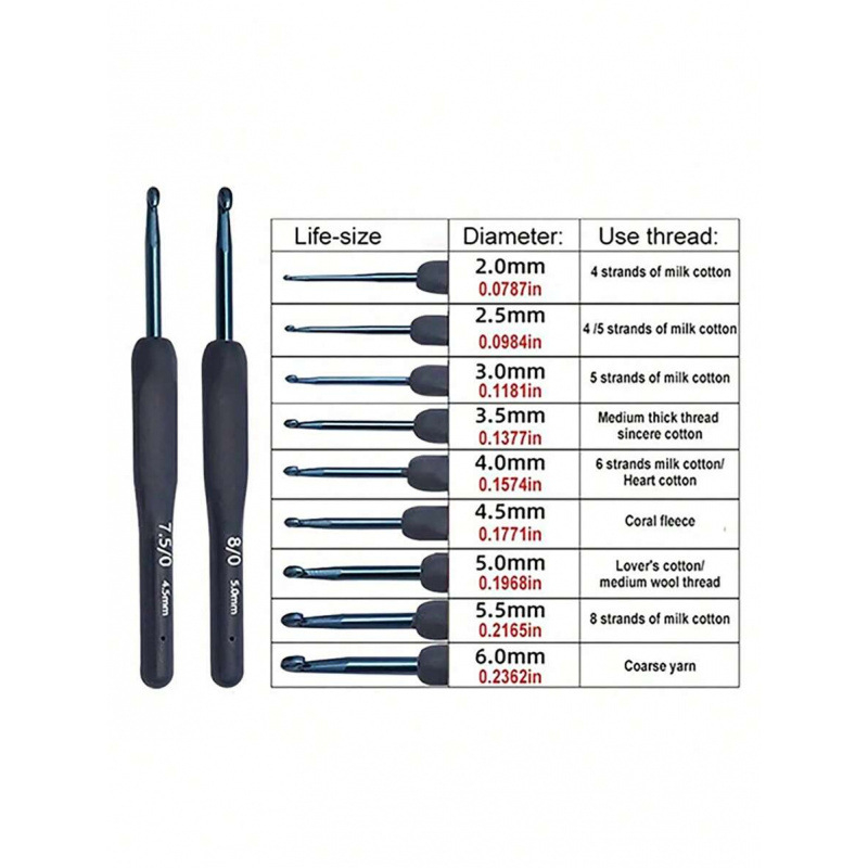 Set croșete din oțel inoxidabil, albastru • Cod produs: sh44784314 • Export internațional exclusiv: Da • Importat: Nu • Crăciun