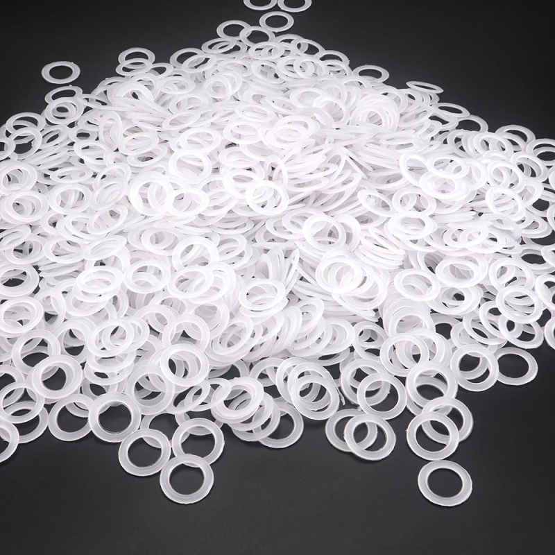 Plastikinis mezgimo žiedas, apvalus O formos žiedas DIY rankdarbiams ir rankdarbiams — medžiagų rinkinys, šiuolaikinis stilius, svoris 1, be pritaikymo