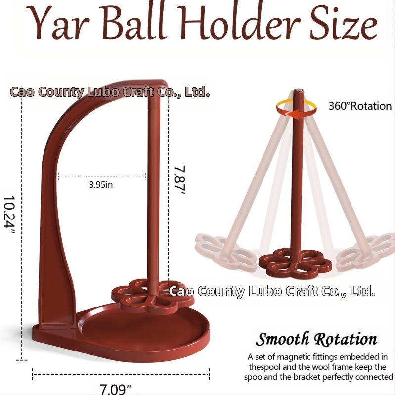 Medinis verpimo laikiklis su nuimama gėlių formos pagrindu — 3 sluoksniai, stalinis laikiklis mezgimui ir audimui