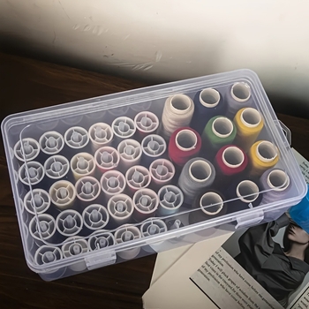 Κιβώτιο βελόνων και κλωστών, 42 θήκες, μεγάλης χωρητικότητας, φορητό αποθηκευτικό κουτί ραπτικής, 72 τεμάχια σε συσκευασία, 235 g, Junzhi