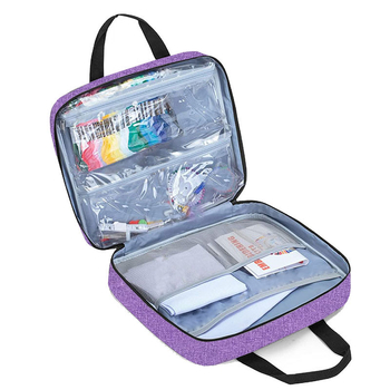 Golden Crown τσάντα αποθήκευσης κλωστών για πλέξιμο, κυβοειδούς σχήματος πολυεστέρα, μοντέλο 02561, πολυλειτουργική