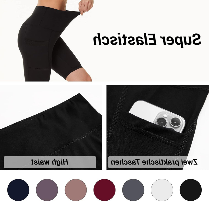 Κολάν καπρί για γιόγκα, ψηλή μέση, εφαρμοστό κόψιμο, ύφασμα Milk Silk (πολυεστέρας/σπάντεξ)