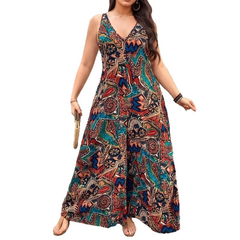 Salopetă pentru femei, în stil coreean, pantaloni largi, talie înaltă, poliester, material subțire