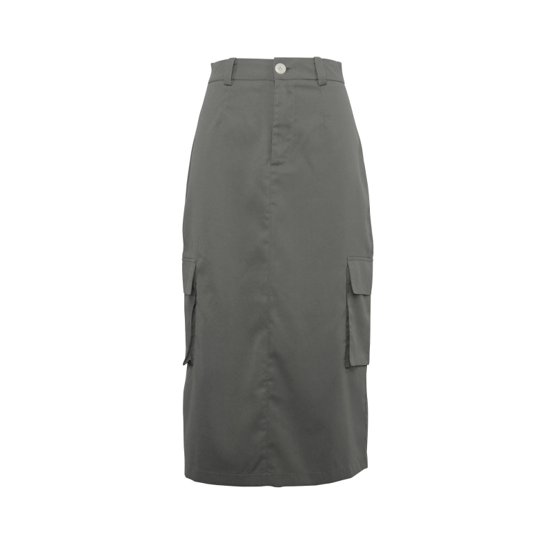 A linijos midi sijonas, darbo stiliaus, poliesteris 95%+, spandeksas <30%, street-hipster