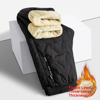 Vīriešu taisnā griezuma bikses, kokvilnas pildījums, mākslīgās ādas audums, pavasaris 2025