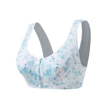 Σουτιέν από βαμβάκι, σε στυλ γιλέκο, με πλήρες κύπελλο, λεπτές διαμορφωμένες κάψες, επένδυση από σφουγγάρι, σταθεροί διπλοί ιμάντες