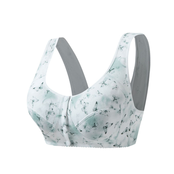 Σουτιέν από βαμβάκι, σε στυλ γιλέκο, με πλήρες κύπελλο, λεπτές διαμορφωμένες κάψες, επένδυση από σφουγγάρι, σταθεροί διπλοί ιμάντες