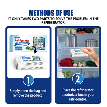 EAREPIS Κουτί Αποσμητικού Ψυγείου – 50 g, μοντέλο L-5, Απολύμανση Οσμών, Διατήρηση Φρεσκάδας, Πρόληψη Διασποράς Οσμών