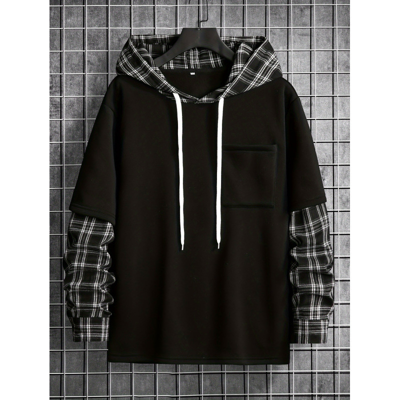 Vīriešu kardigan-sporta krekls ar flīsa iekšējo oderi, garas piedurknes, ramie-modāla maisījums (ramie 51–70%), Eiropas-Amerikas stils, svars 400 g un vairāk, visām sezonām