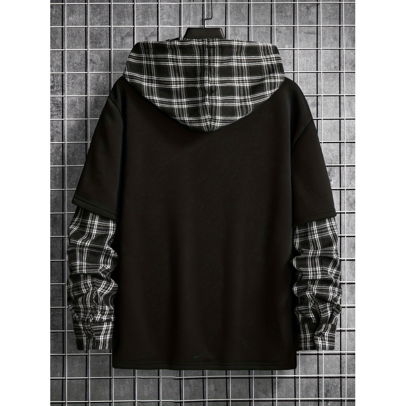 Vīriešu kardigan-sporta krekls ar flīsa iekšējo oderi, garas piedurknes, ramie-modāla maisījums (ramie 51–70%), Eiropas-Amerikas stils, svars 400 g un vairāk, visām sezonām