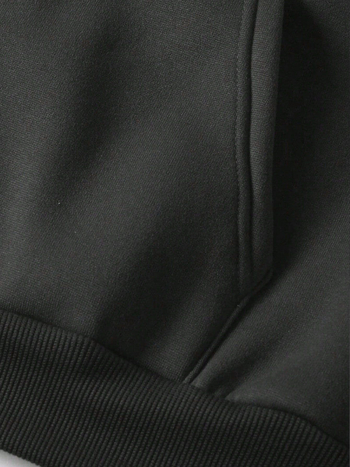 Худи за мъже, зимен уличен стил, Milk Silk полиестерова смес, 180–250 г, с качулка