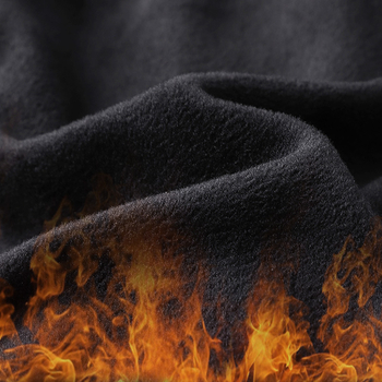 Ανδρικά παντελόνια για τον χειμώνα από πολυεστέρα, χαλαρή γραμμή