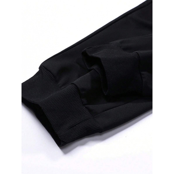 Ανδρικά χαλαρά αθλητικά παντελόνια με τσέπη, μήκος 9/10, χαλαρή γραμμή, ύφασμα CVC, ρετρό στυλ