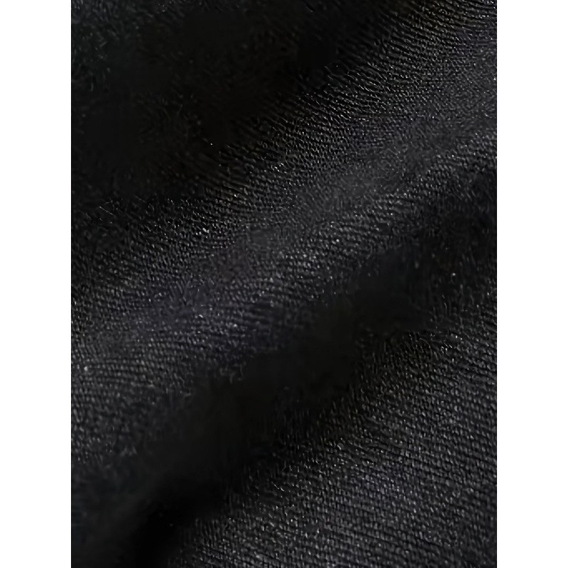 Jeansi pentru bărbați cu model bloc, material ușor elastic, căptușeală fleece, talie dublă, închidere cu șnur