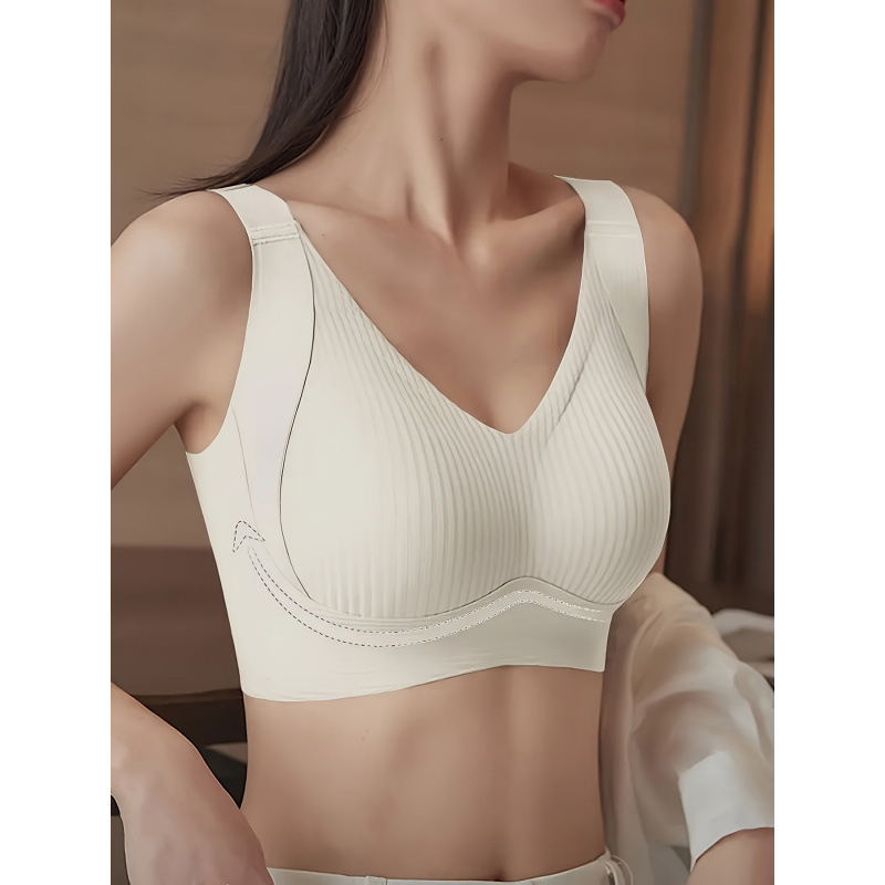 Sieviešu bezšuvju, bezvadu push-up krūšturi, 4 gab. komplekts, Lycra