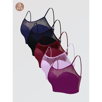 Σετ σουτιέν χωρίς τιράντες — τριγωνικού τύπου κύπελλα, μεσαία διαμορφωμένα κύπελλα, 100% ακρυλικό