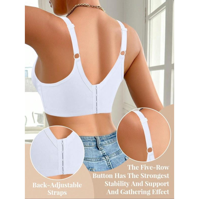 Sieviešu krūšturis ar pilnu kausu, Push-Up, nerūsējošu gredzenu, ziedu mežģīne, aukstas sajūtas materiāls