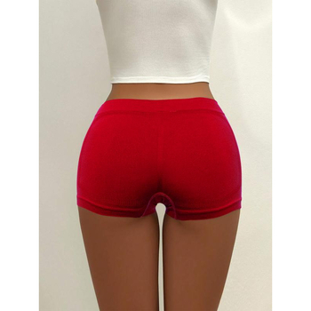 Γυναικεία χωρίς ραφές εσώρουχα με χαμηλή μέση, ύφασμα φλίς, κύριο ύφασμα 100% πολυεστέρας, επένδυση καβάλος 100% ίνες μπαμπού