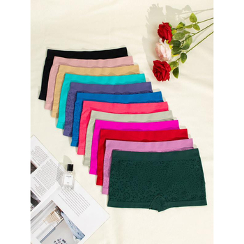 Γυναικεία χωρίς ραφές εσώρουχα με χαμηλή μέση, ύφασμα φλίς, κύριο ύφασμα 100% πολυεστέρας, επένδυση καβάλος 100% ίνες μπαμπού
